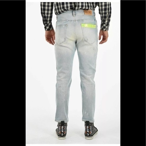 Nwt Diesel D-Eetar Tapered Denim Italy Jeans 081ak Nwt $ 348